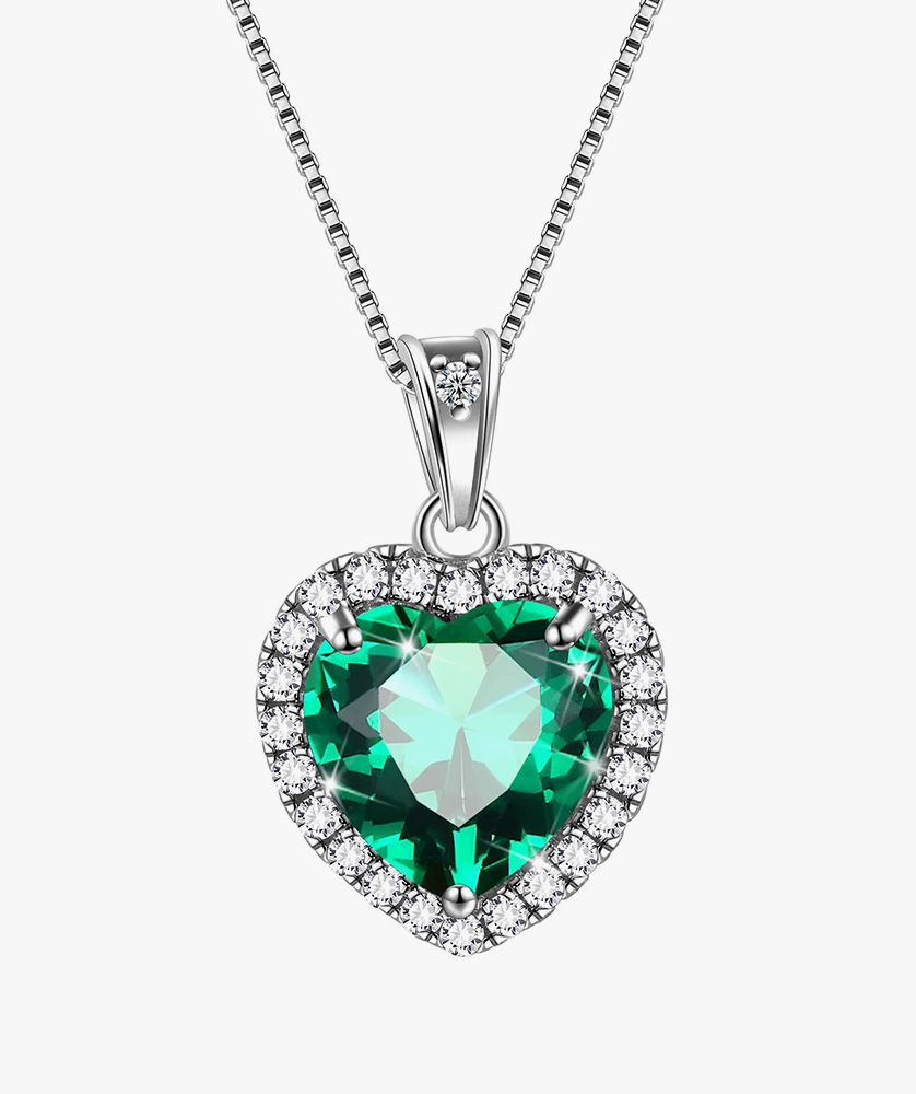 Women's Brilliance Fine Jewelry Slide Heart Pendant Necklace - Image 4